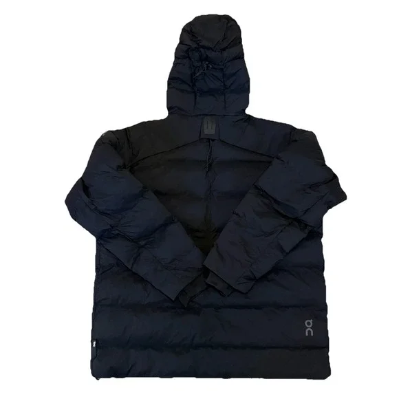 On Cloud Puffer Insulated Men's Challenger Jacket Black Sz Large Run On Cloud - Picture 2 of 16